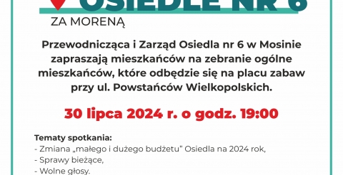 Zebranie Osiedla nr 6