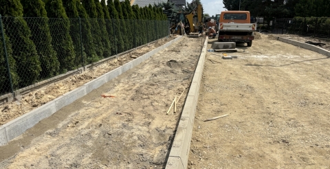 Trwa budowa ul. Mieszka I w Mosinie