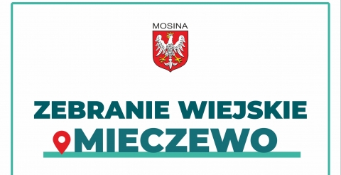Zebranie wiejskie sołectwa Mieczewo