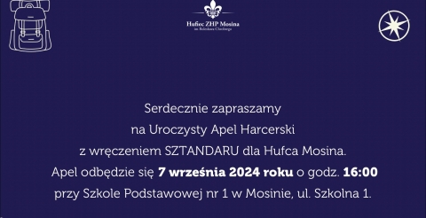 Wręczenie sztandaru dla Hufca ZHP Mosina