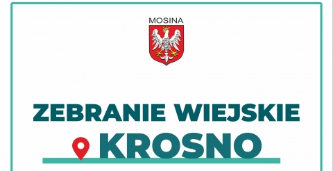 Zebranie wiejskie sołectwa Krosno