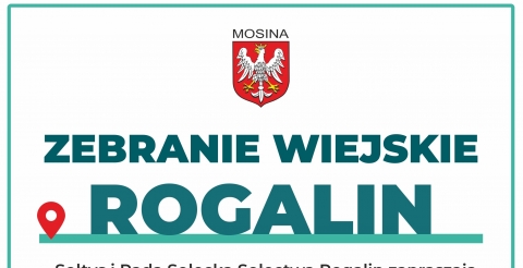 Zebranie wiejskie sołectwa Rogalin