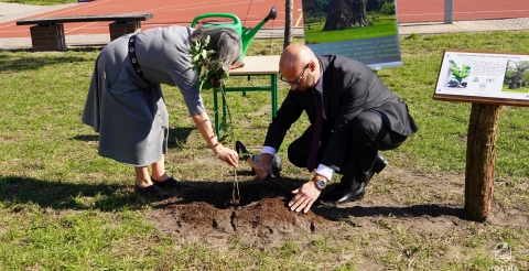 57 Otwarcie sali gimnastycznej w Krosinku