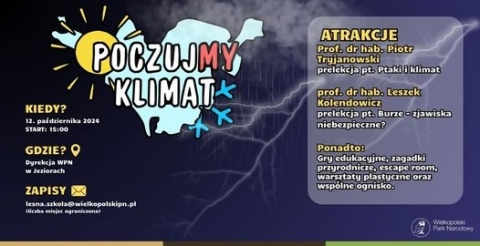 Spotkanie PoczujMY Klimat Wielkopolskiego Parku Narodowego