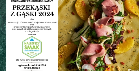 Konkurs kulinarny dla gastronomii, producentów i kół gospodyń wiejskich