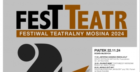 Festiwal Teatralny FesTTeatr Mosina 2024