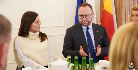 Wizyta przedstawicieli Parlamentu i Rady Ministrów w Gminie Mosina