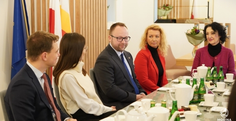 Wizyta przedstawicieli Parlamentu i Rady Ministrów w Gminie Mosina