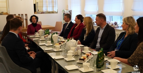 Wizyta przedstawicieli Parlamentu i Rady Ministrów w Gminie Mosina