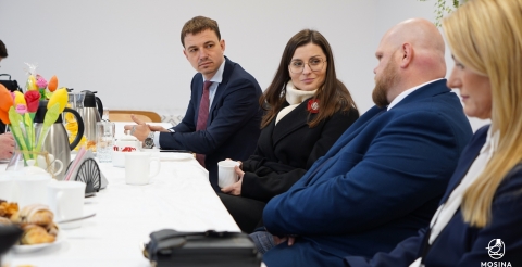 Wizyta przedstawicieli Parlamentu i Rady Ministrów w Gminie Mosina
