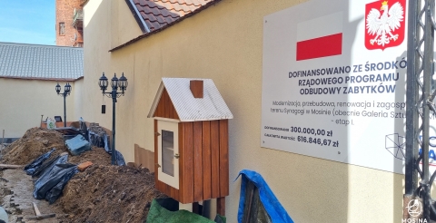 Prace modernizacyjne przy Galerii Sztuki