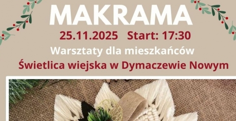 Warsztaty z makramy - Dymaczewo Nowe