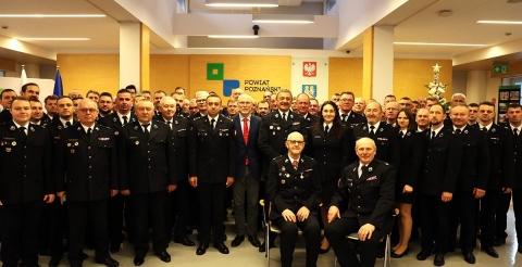 Strażackie podsumowanie roku w Starostwie