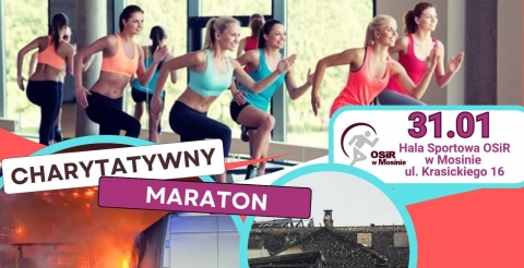 Charytatywny maraton FITNESS dla pogorzelców z Krosinka