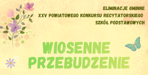 XXV Powiatowy Konkurs Recytatorski 