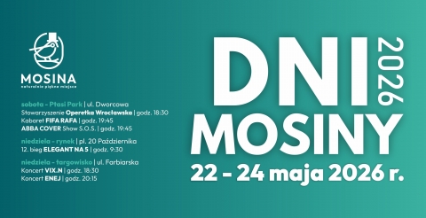 Ogłaszamy! Dni Mosiny 2026!