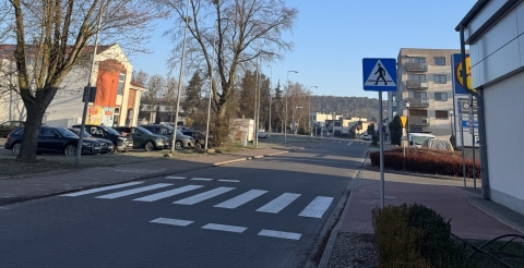 Zmiany dla poprawy bezpieczeństwa - ul. Harcerska