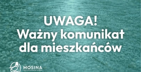 Czasowe przerwy w dostawach wody z Majątku Rogalin