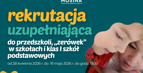 uzupełniająca rekrutacja przedszkoli i oddziałów przedszkolnych