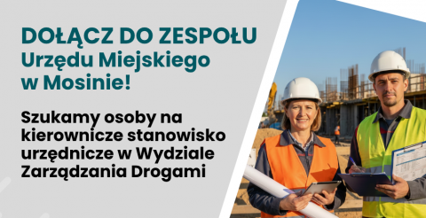 Dołącz do zespołu Urzędu Miejskiego w Mosinie