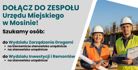 Praca w Urzędzie Miejskim w Mosinie