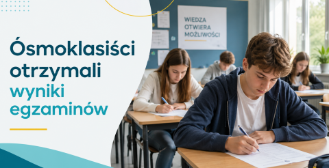 Ósmoklasiści otrzymali wyniki egzaminów