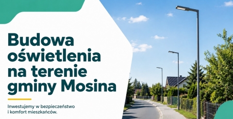 Nowe oświetlenie w Gminie Mosina