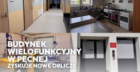 Budynek wielofunkcyjny w Pecnej zyskuje nowe oblicze