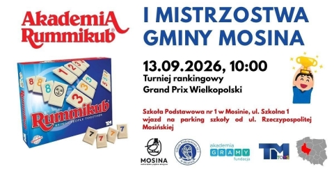 Rummikub - I Mistrzostwa Gminy Mosina - Grand Prix Wielkopolski 