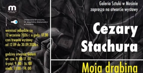 Wystawa Cezarego Stachury w Galerii Sztuki w Mosinie