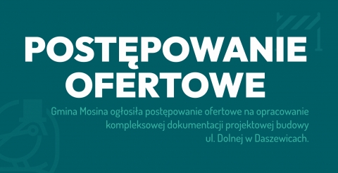 Projekt budowy ul. Dolnej w Daszewicach 