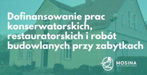 Gmina Mosina wspiera właścicieli zabytków