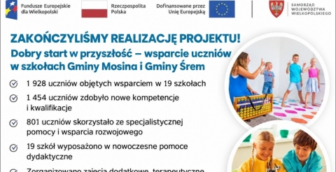 Projekt „Dobry start w przyszłość”! zakończony