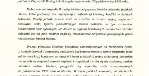 List od marszałka 20 października