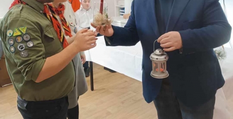 Betlejemskie Światło Pokoju dotarło do Gminy Mosina
