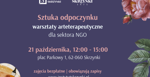 Bezpłatne warsztaty arteterapeutyczne dla sektora NGO