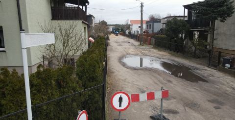 Budowa ul. Gruszkowej w Mosinie