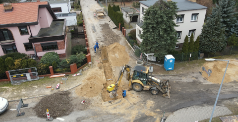 Budowa ul. Gruszkowej w Mosinie