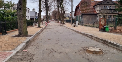 Budowa ul. Sienkiewicza w Mosinie