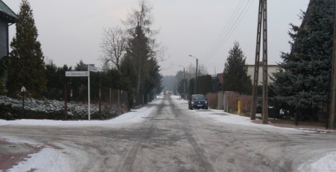 Ulica Chopina w Mosinie. 