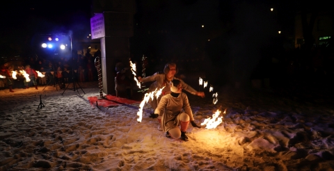 34 Mikołaj na rynku w Mosinie 2023