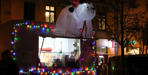 12 Mikołaj na rynku w Mosinie 2023