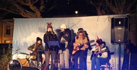 04 Mikołaj na rynku w Mosinie 2023