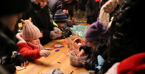 16 Mikołaj na rynku w Mosinie 2023