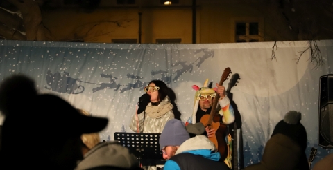 21 Mikołaj na rynku w Mosinie 2023