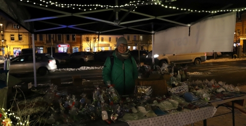 03 Mikołaj na rynku w Mosinie 2023