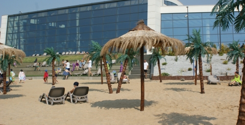 1 Plaża przy Tarnowskich Termach (fot