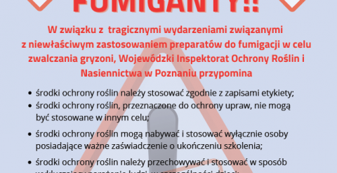 Uwaga na fumiganty!