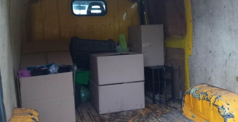 W niedzielę społeczności Krosinka i okolic okazała pomoc w sprzątaniu pogorzeliska. 