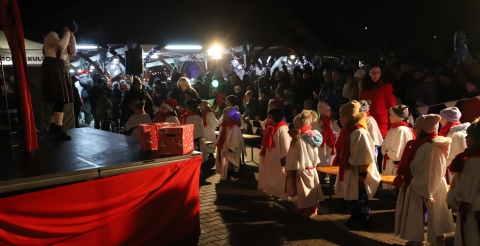 Powitanie Świętego Mikołaja w Mosinie